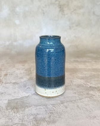 Bottle Vase (Sea Foam)-Emily Doran-Beside The Wave