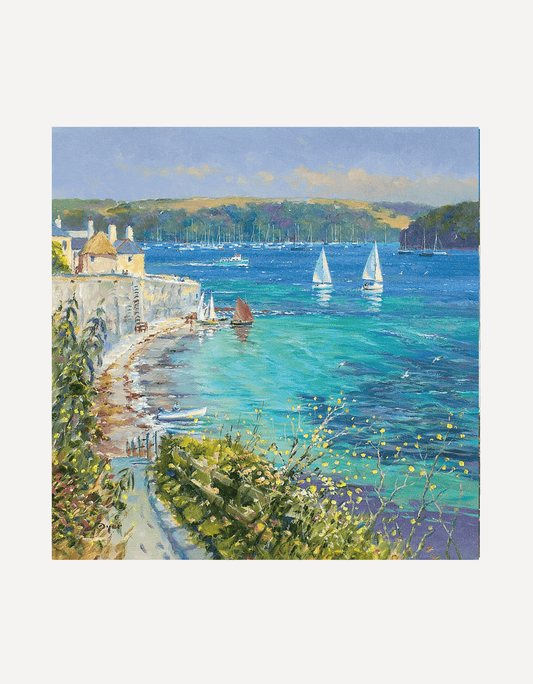 Bright Summer Sailing, St. Mawes - Ted Dyer - Beside The Wave