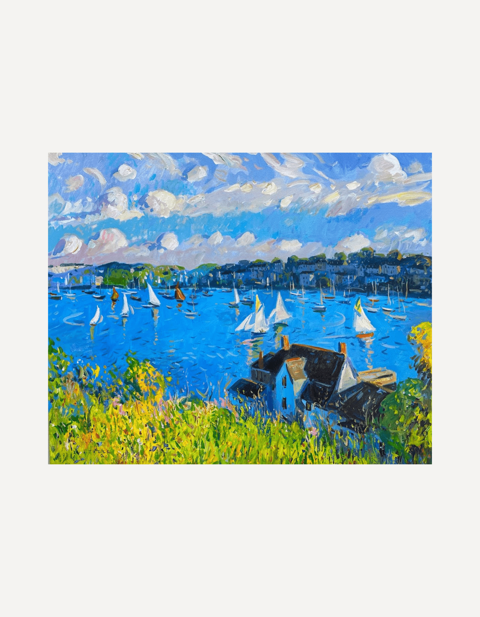 Brisk Sailing off Flushing - Andrew Tozer - Beside The Wave