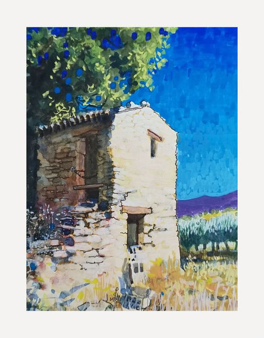 Cabanon by the Olives - Sarah Wimperis - Beside The Wave