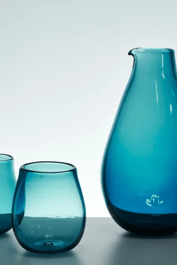 Carafe Set Blue-Louisa Raven-Beside The Wave