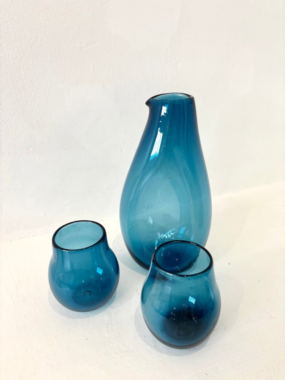 Carafe Set Blue-Louisa Raven-Beside The Wave