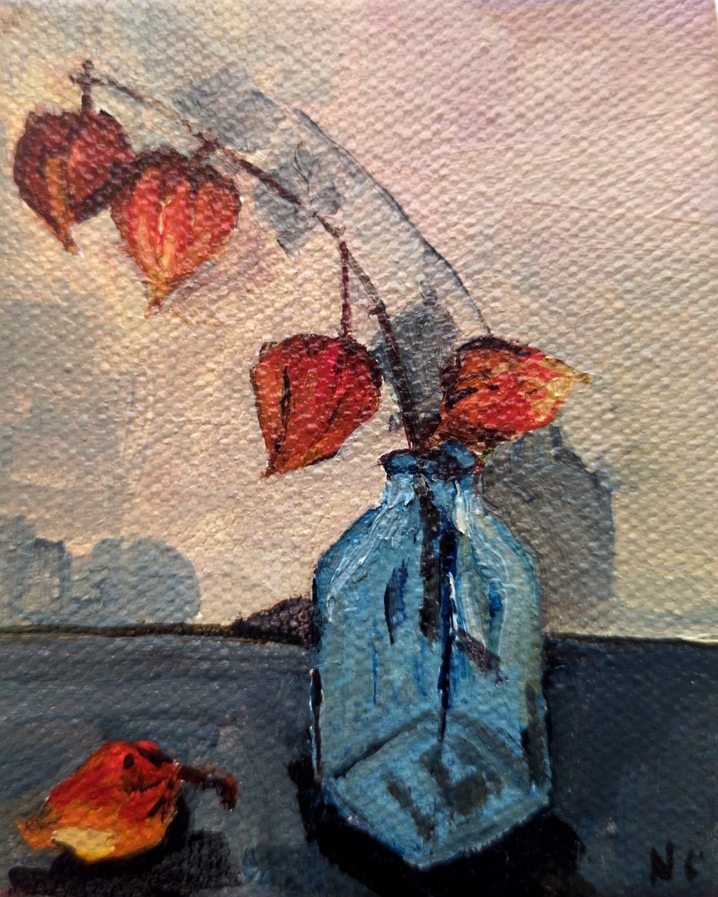 Chinese Lanterns - Nancy Crewe - Beside The Wave