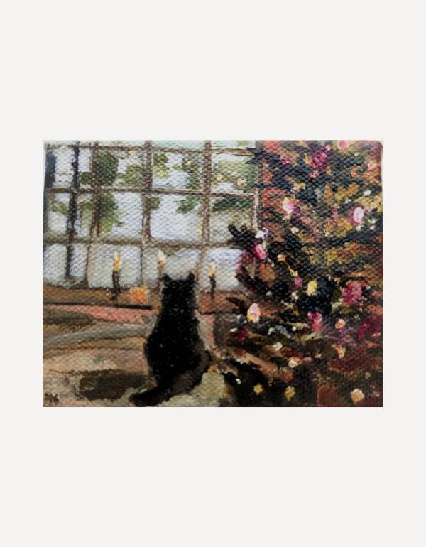Christmas Cat - Nancy Crewe - Beside The Wave