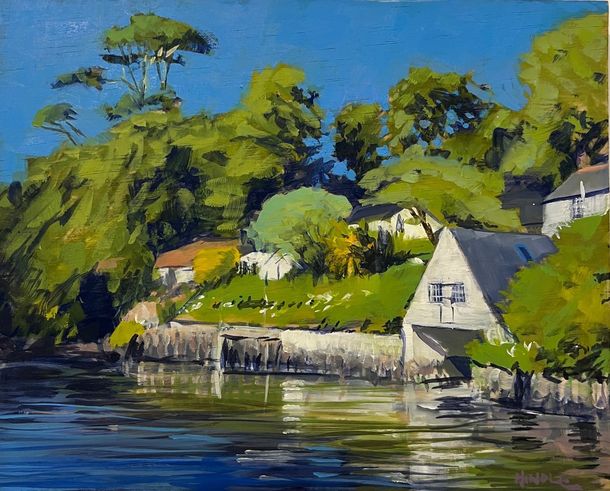 Clear Sky, Helford - Mike Hindle - Beside The Wave