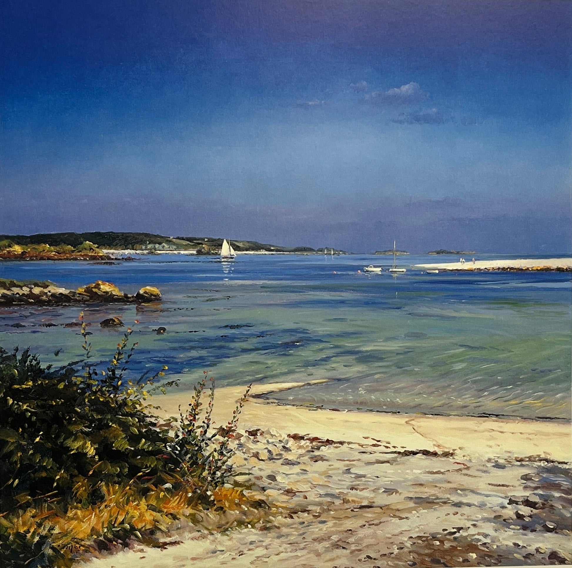 Clear Waters, Tresco - Ted Dyer - Beside The Wave
