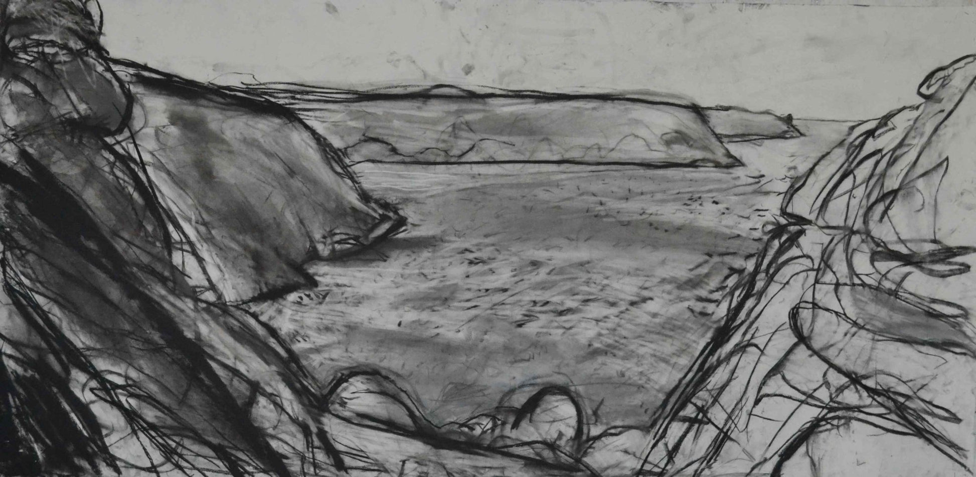 Coast at Bosigran-Miles Heseltine-Beside The Wave