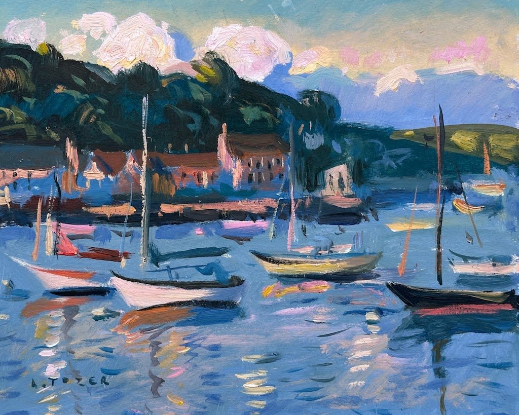 Colours of Early Evening Towards Flushing - Andrew Tozer - Beside The Wave