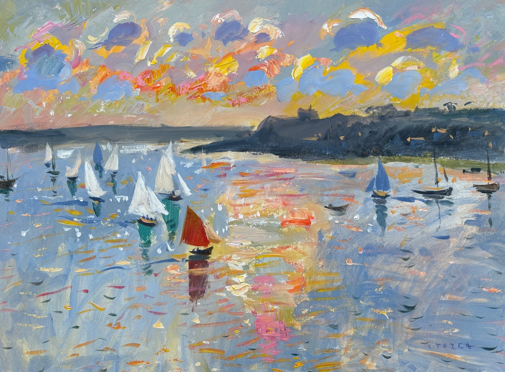 Colours of the Sun, St Mawes - Andrew Tozer - Beside The Wave
