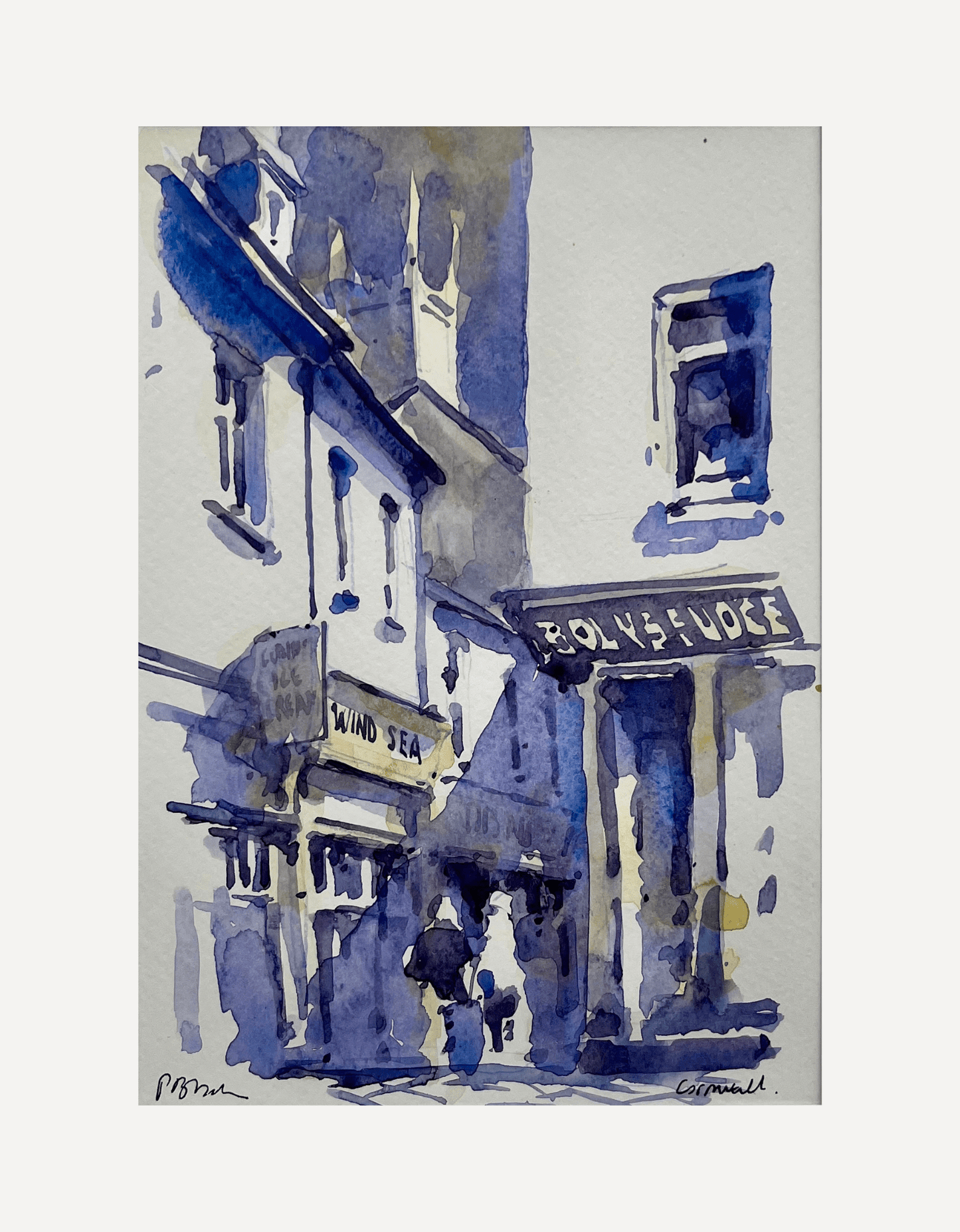 Cornish High St Evening - Beside The Wave - Beside The Wave