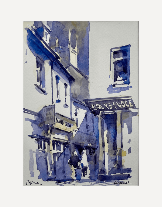 Cornish High St Evening - Beside The Wave - Beside The Wave