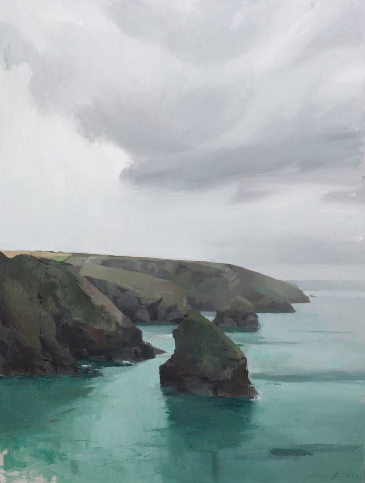 Cornwall Cliffs and Sky - Jon Doran - Beside The Wave