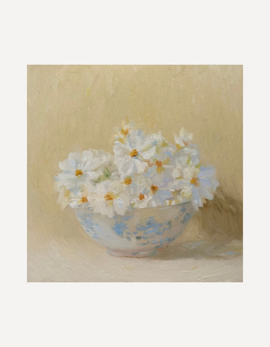 Cosmos in a Blue Bowl-Johnty Robinson-Beside The Wave