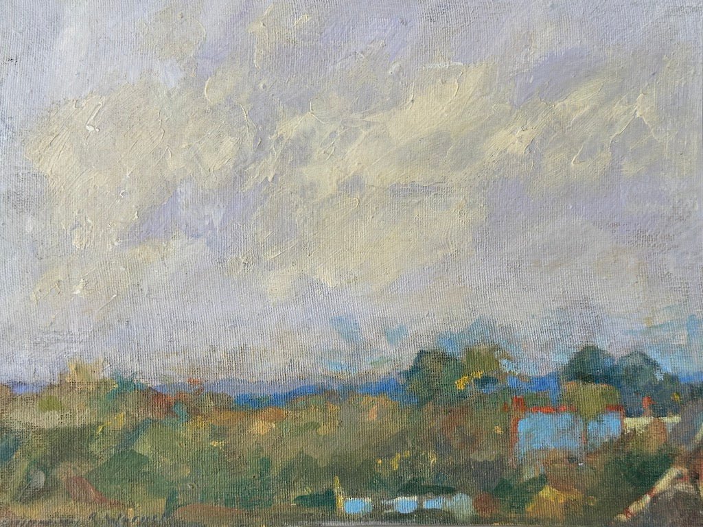 Cottages Near Helford - Benjamin Warner - Beside The Wave