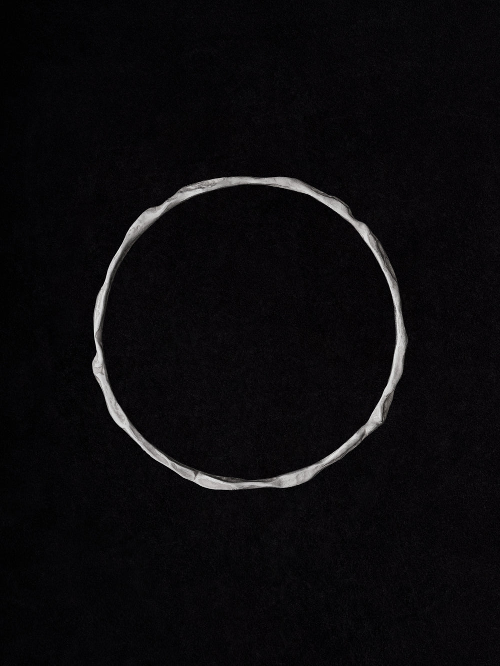 Craggy Silver Bangle - Emily Nixon - Beside The Wave