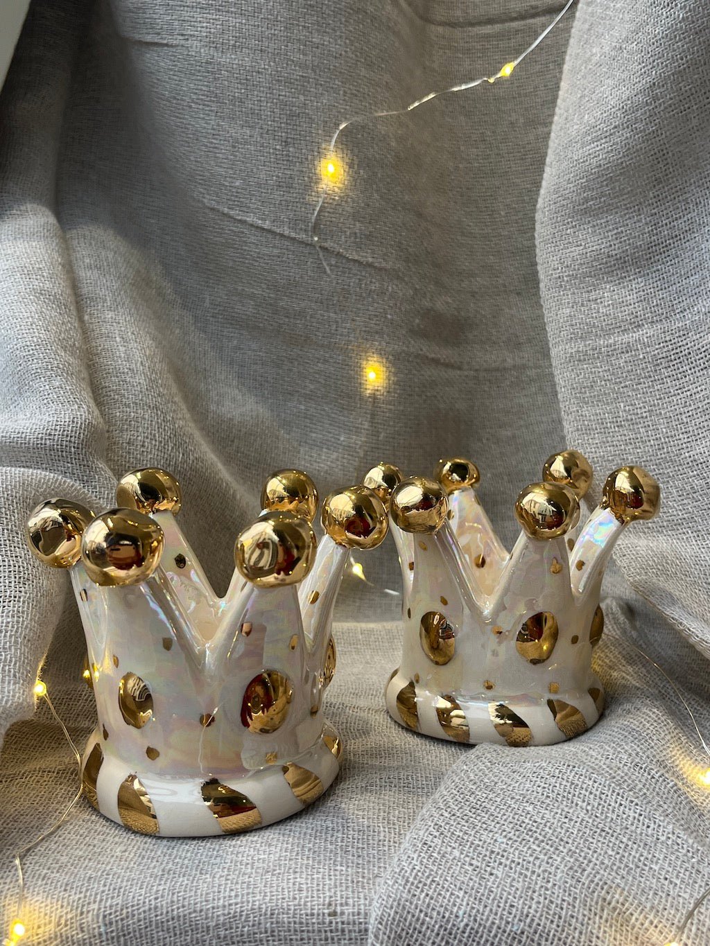 Crown Candleholder "pale" - Mary - Rose Young - Beside The Wave