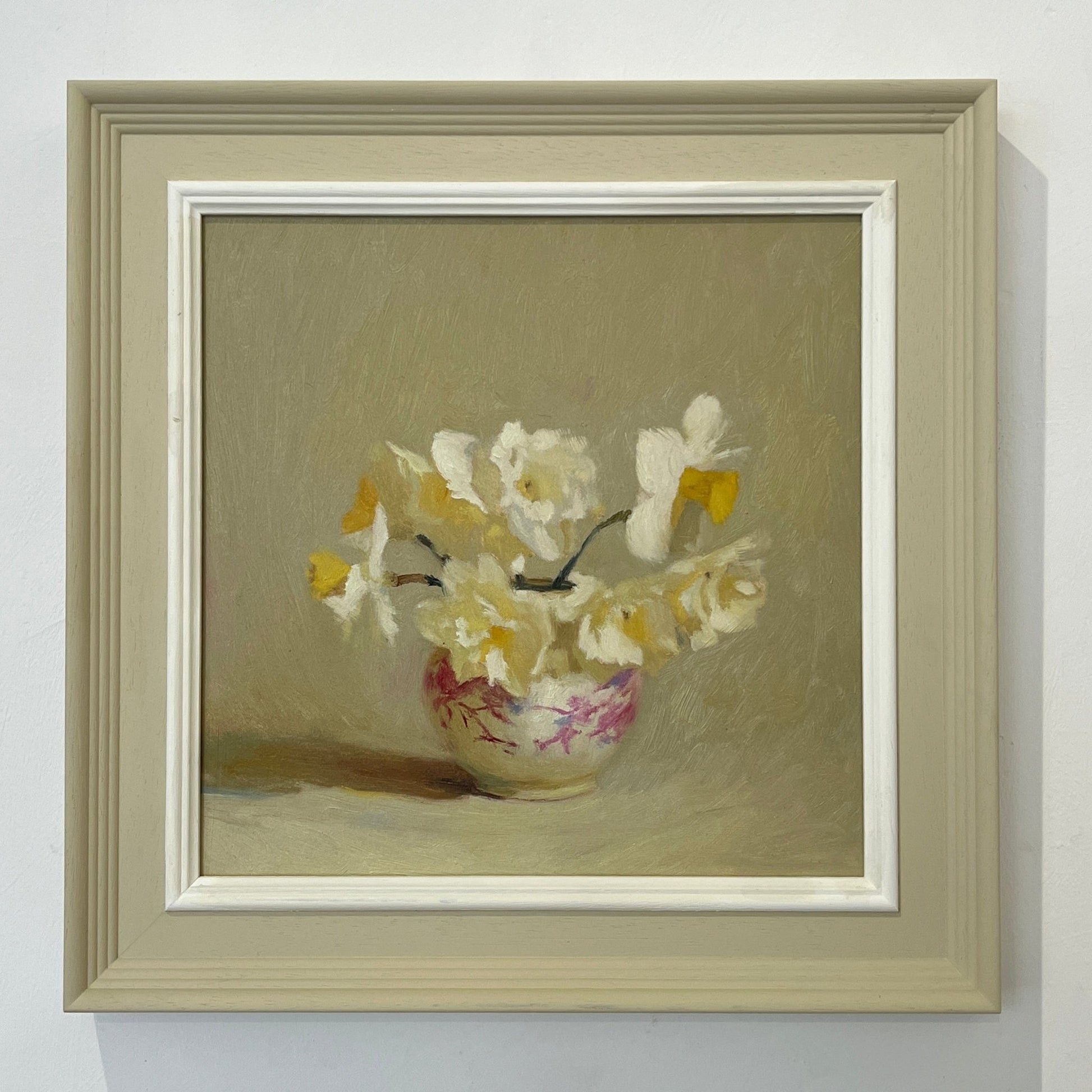 Daffodils in a Pink Pot - Johnty Robinson - Beside The Wave
