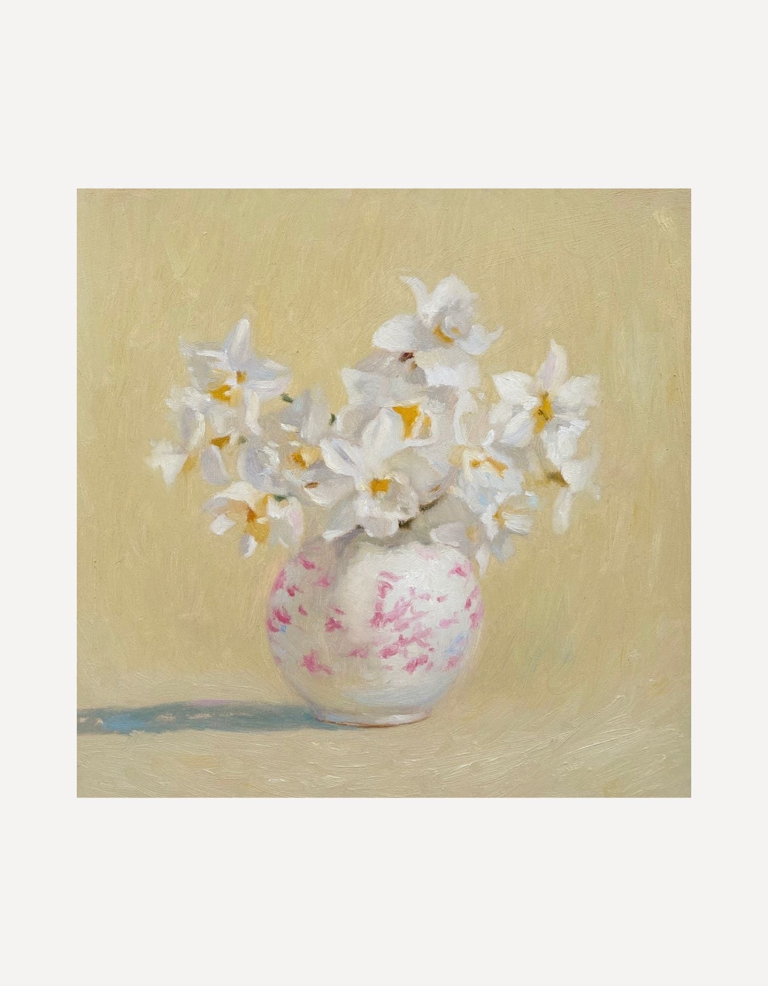 Daffodils in a Pink Pot-Johnty Robinson-Beside The Wave