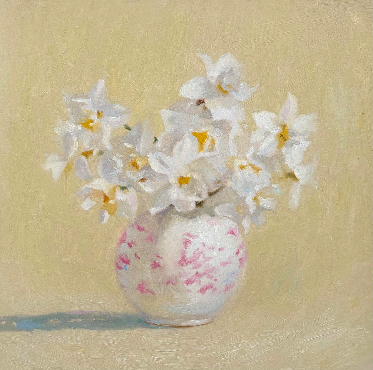 Daffodils in a Pink Pot-Johnty Robinson-Beside The Wave