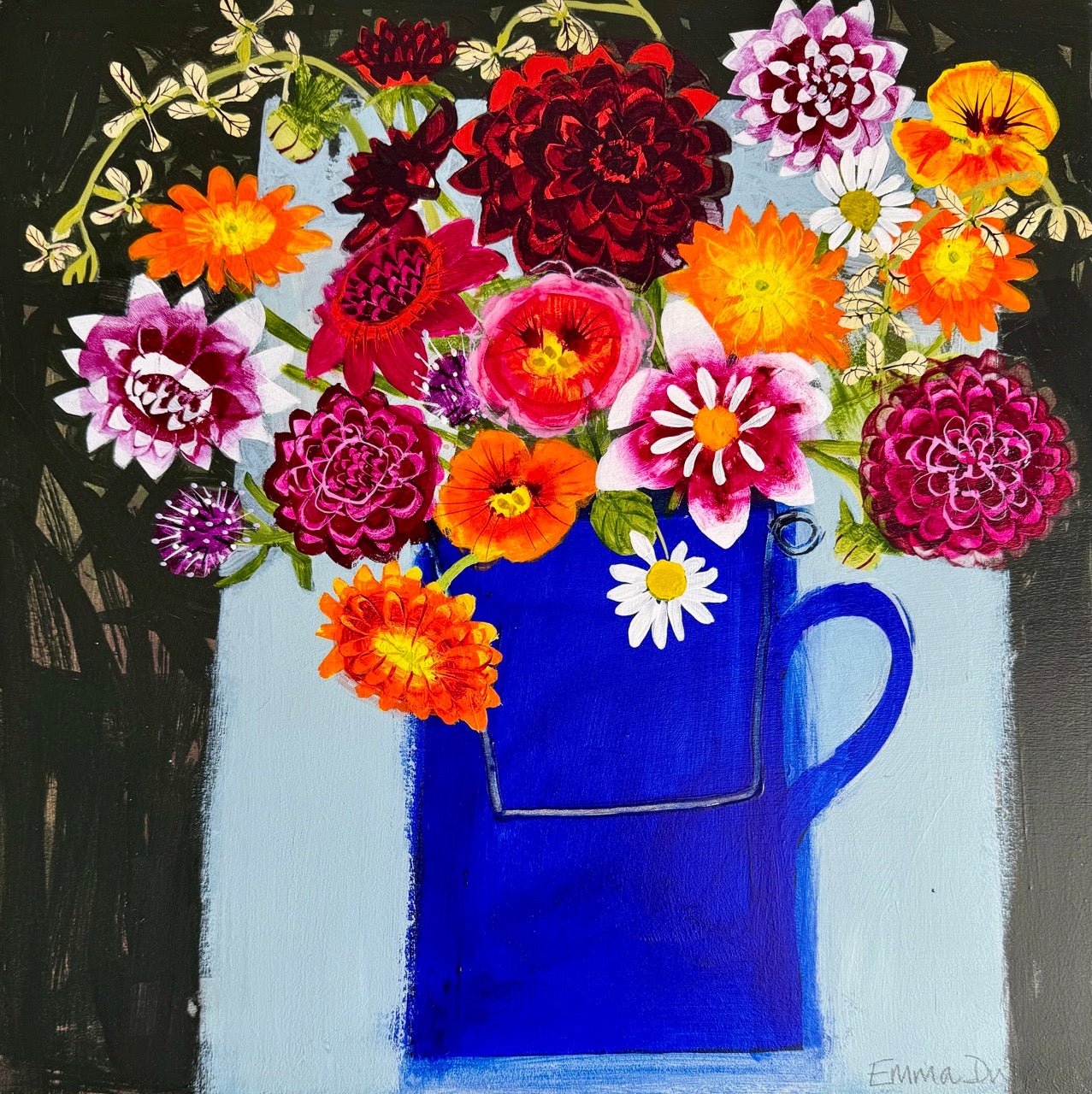 Dahlias are back-Emma Dunbar-Beside The Wave