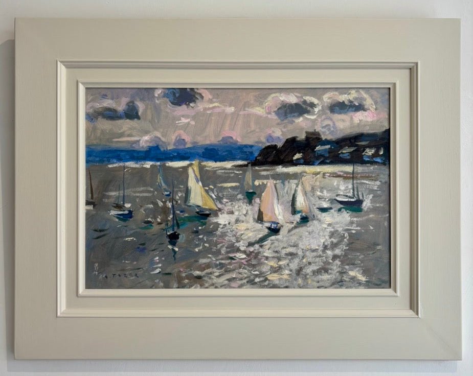 Dancing Sails, St Mawes-Andrew Tozer-Beside The Wave