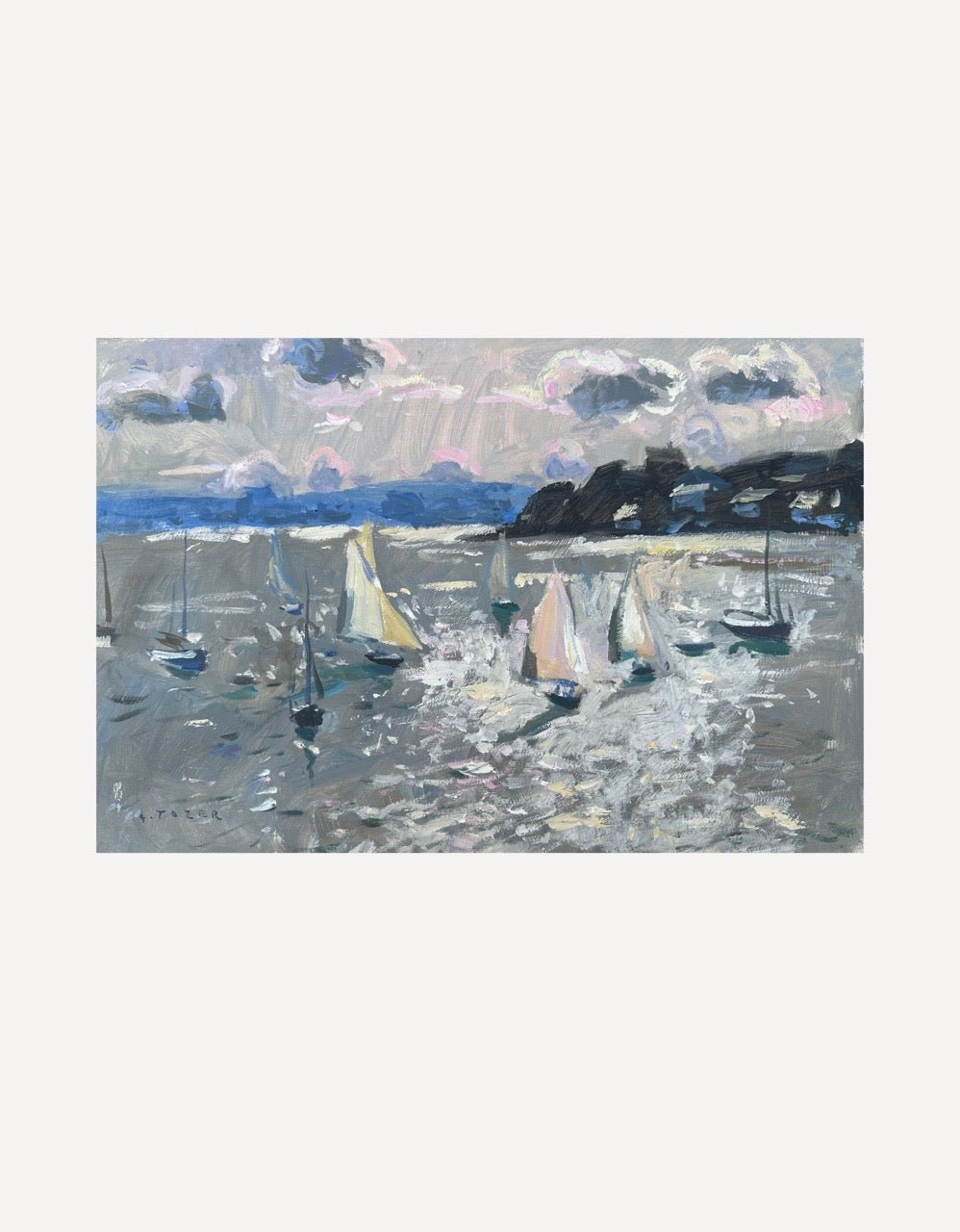 Dancing Sails, St Mawes-Andrew Tozer-Beside The Wave