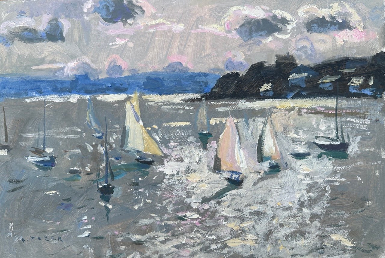 Dancing Sails, St Mawes-Andrew Tozer-Beside The Wave