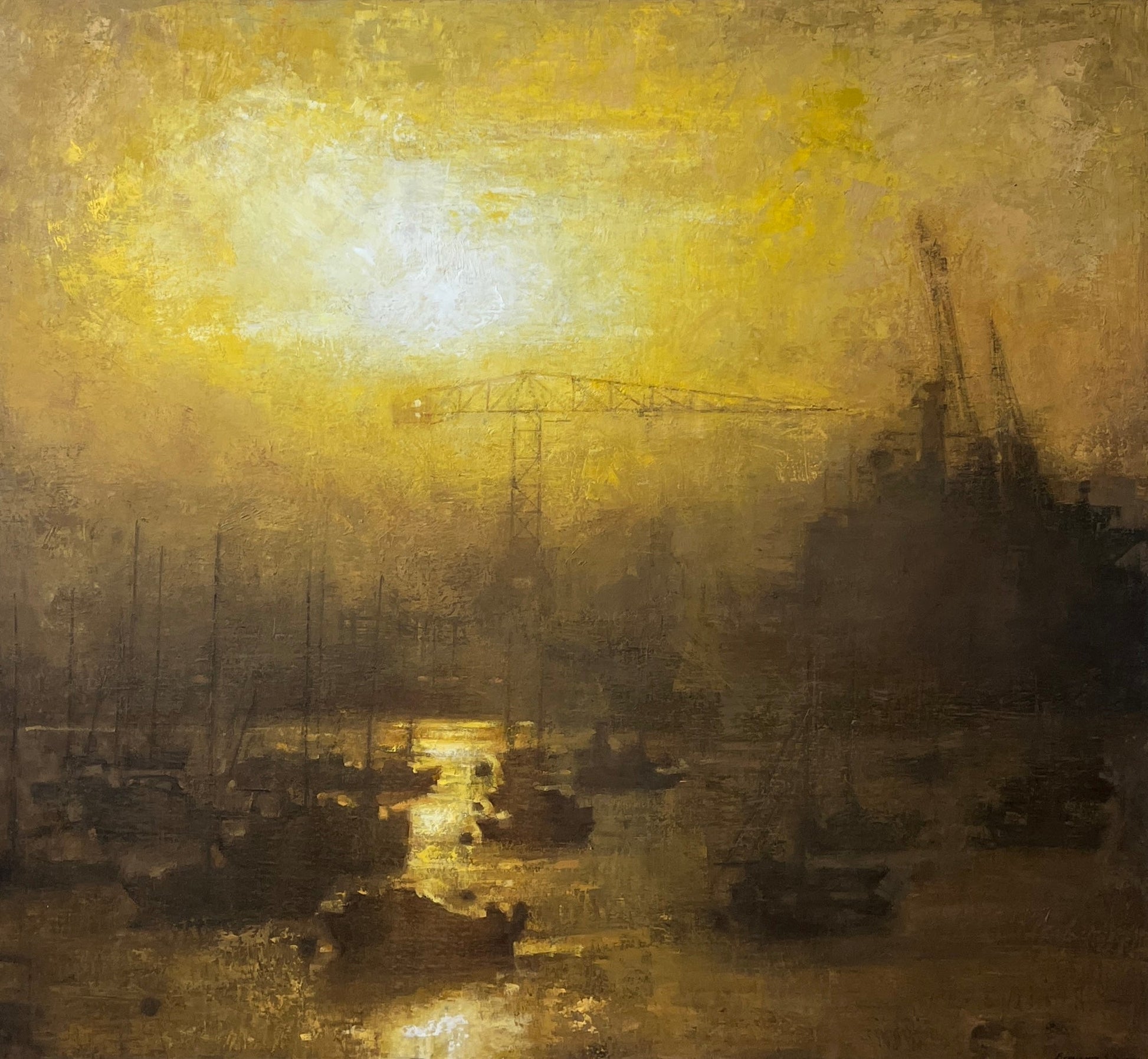 Dawn, Falmouth Docks-Benjamin Warner-Beside The Wave
