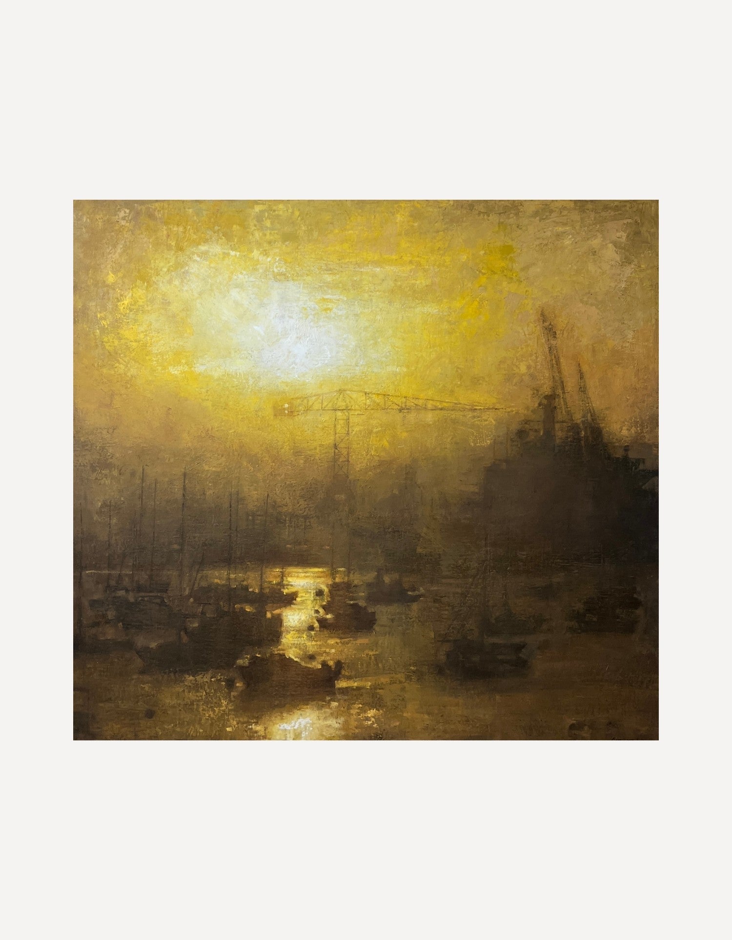 Dawn, Falmouth Docks-Benjamin Warner-Beside The Wave