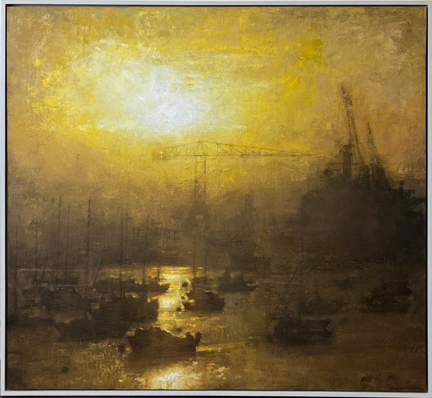 Dawn, Falmouth Docks-Benjamin Warner-Beside The Wave