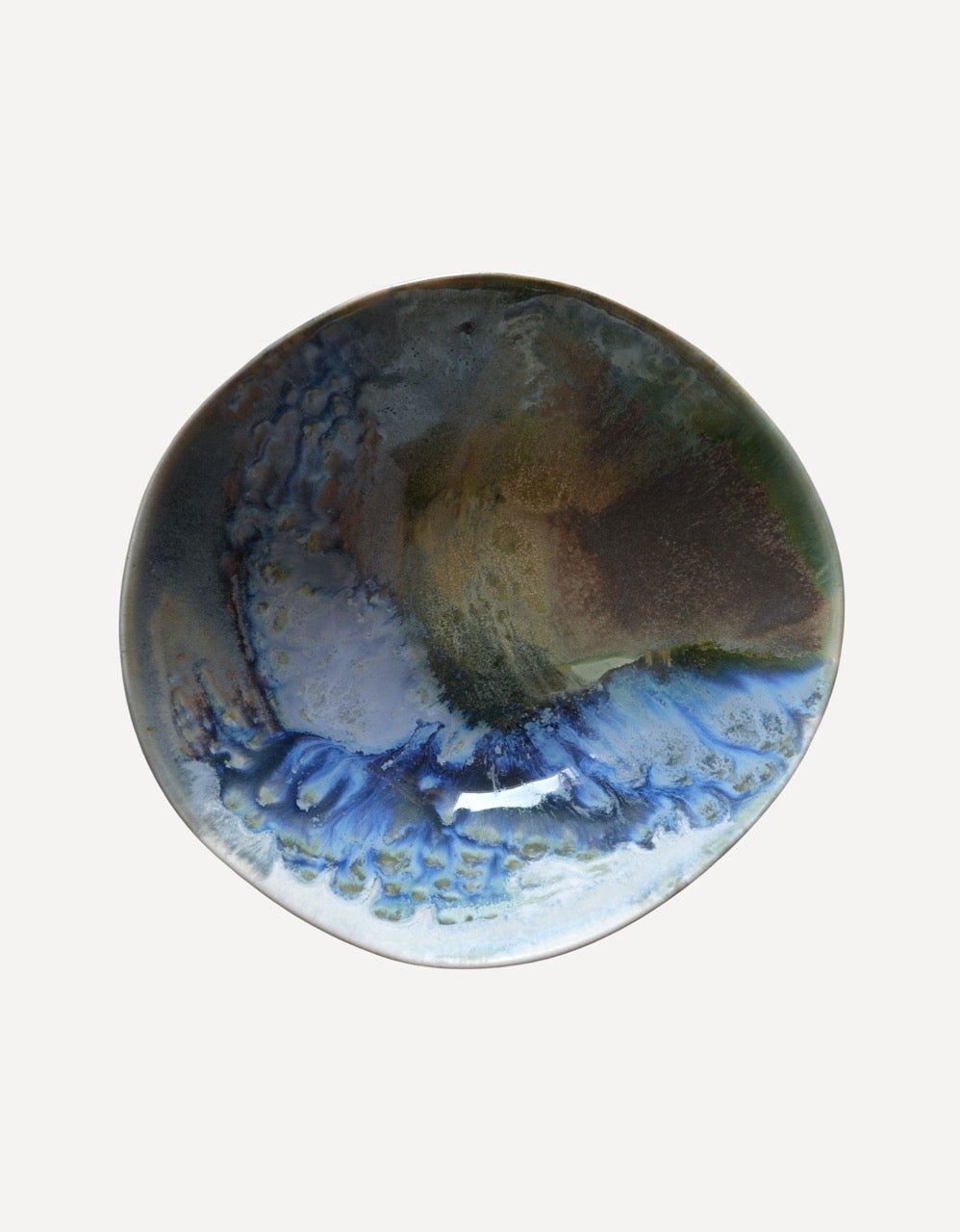Deep Bowl (Blue Wave I)-Lucia Fraser-Beside The Wave
