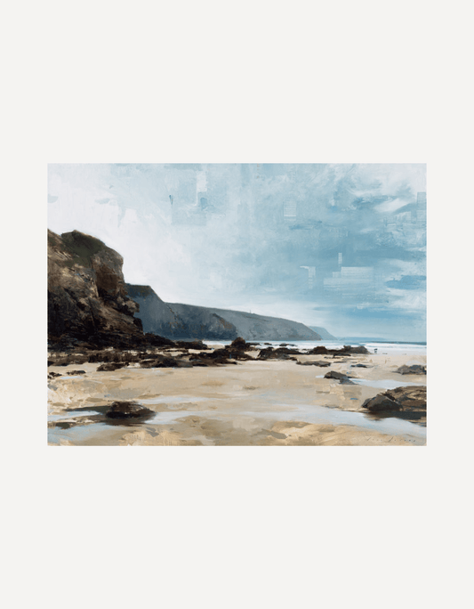 Distant Cliffs at Porthtowan - Jon Doran - Beside The Wave