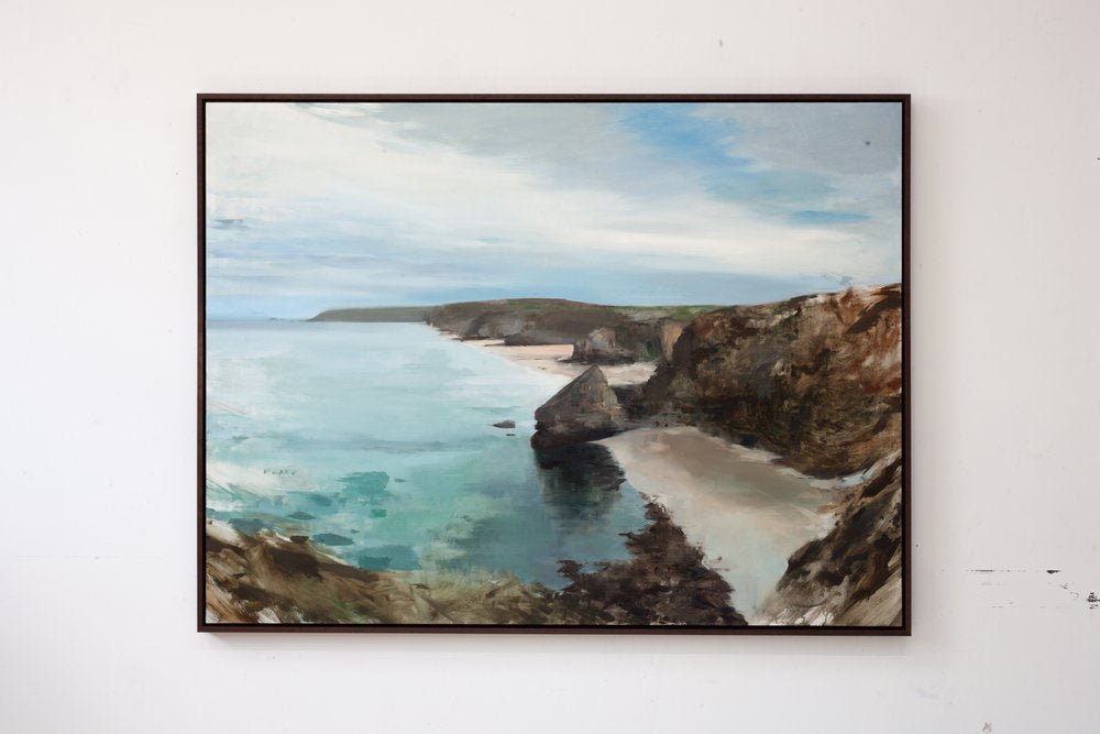 Distant Headlands Towards Porthtowan - Jon Doran - Beside The Wave