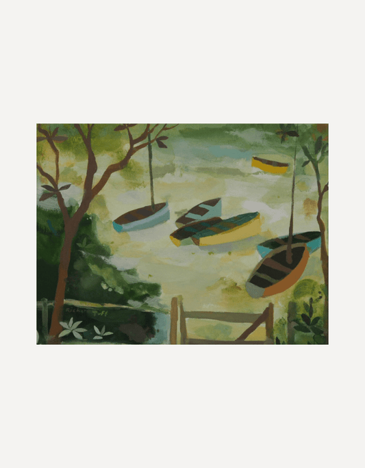 Down to Helford-Richard Tuff-Beside The Wave