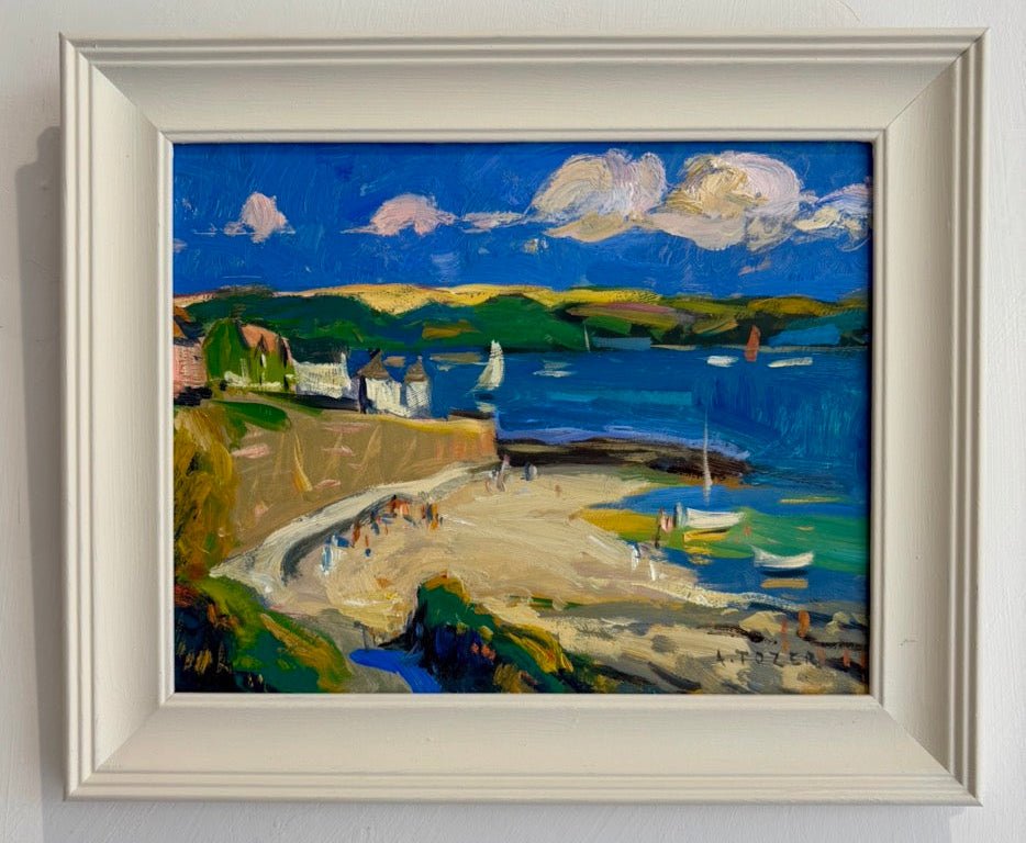 Down To The Beach, St Mawes-Andrew Tozer-Beside The Wave