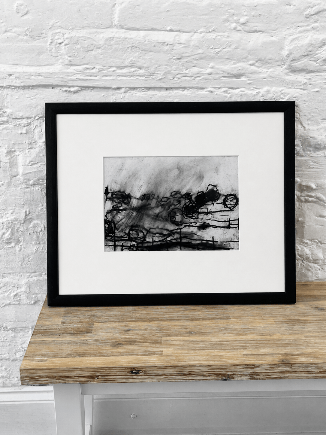 Drawing, Fog Clearing-Miles Heseltine-Beside The Wave