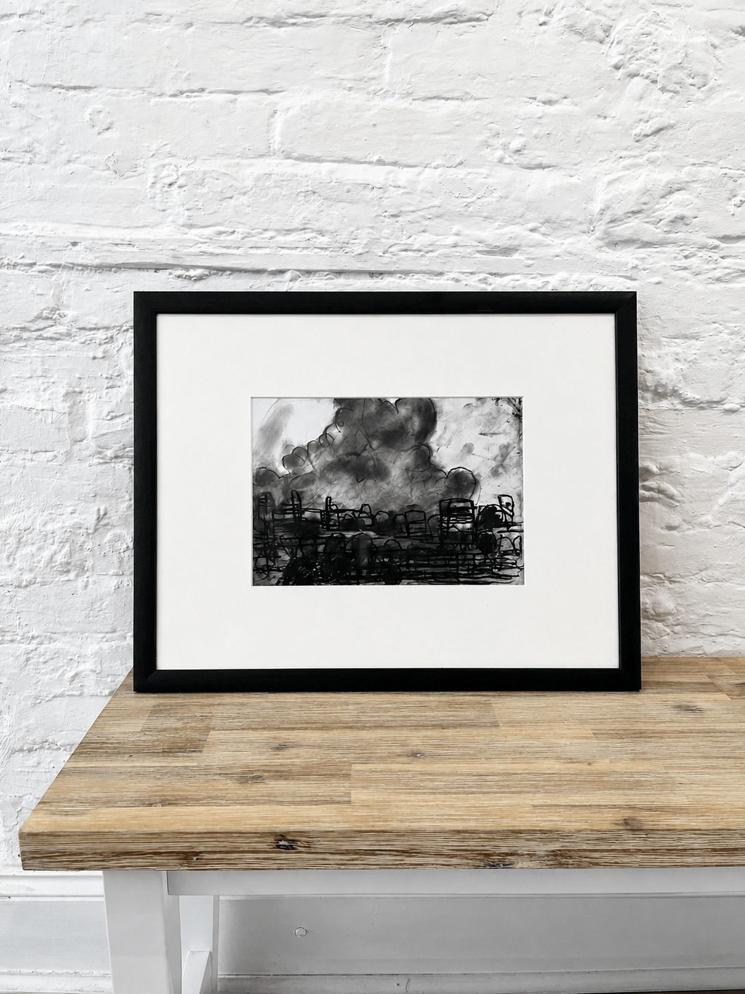 Drawing, June, Cloud-Miles Heseltine-Beside The Wave