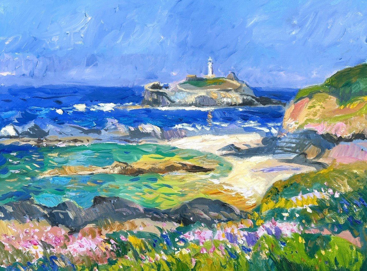 Early Summer at Godrevy-Andrew Tozer-Beside The Wave
