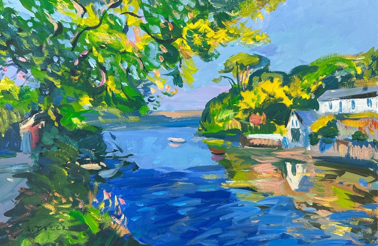 Early Summer Colours, Helford Village-Andrew Tozer-Beside The Wave