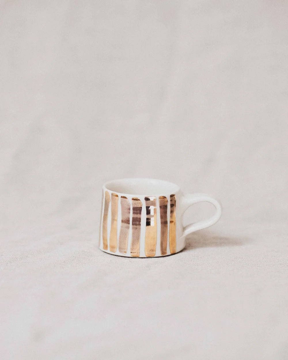 Espresso Mug (Gold Stripe) - Emily Tapp - Beside The Wave