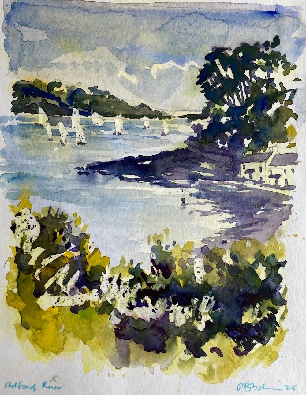 Evening Helford - Peter Blodau - Beside The Wave