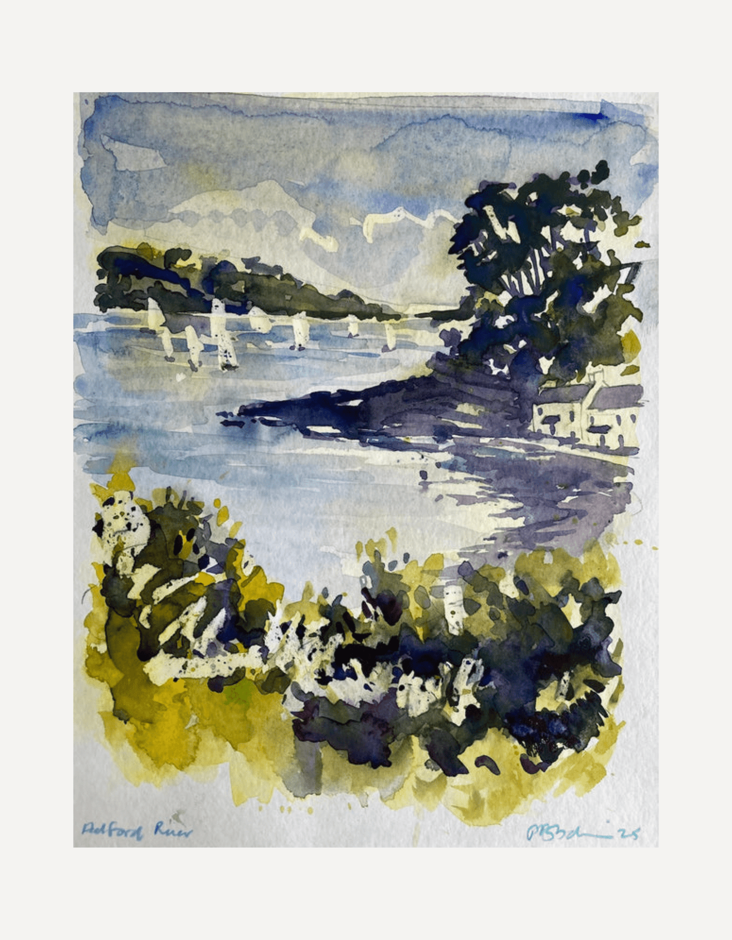 Evening Helford - Peter Blodau - Beside The Wave