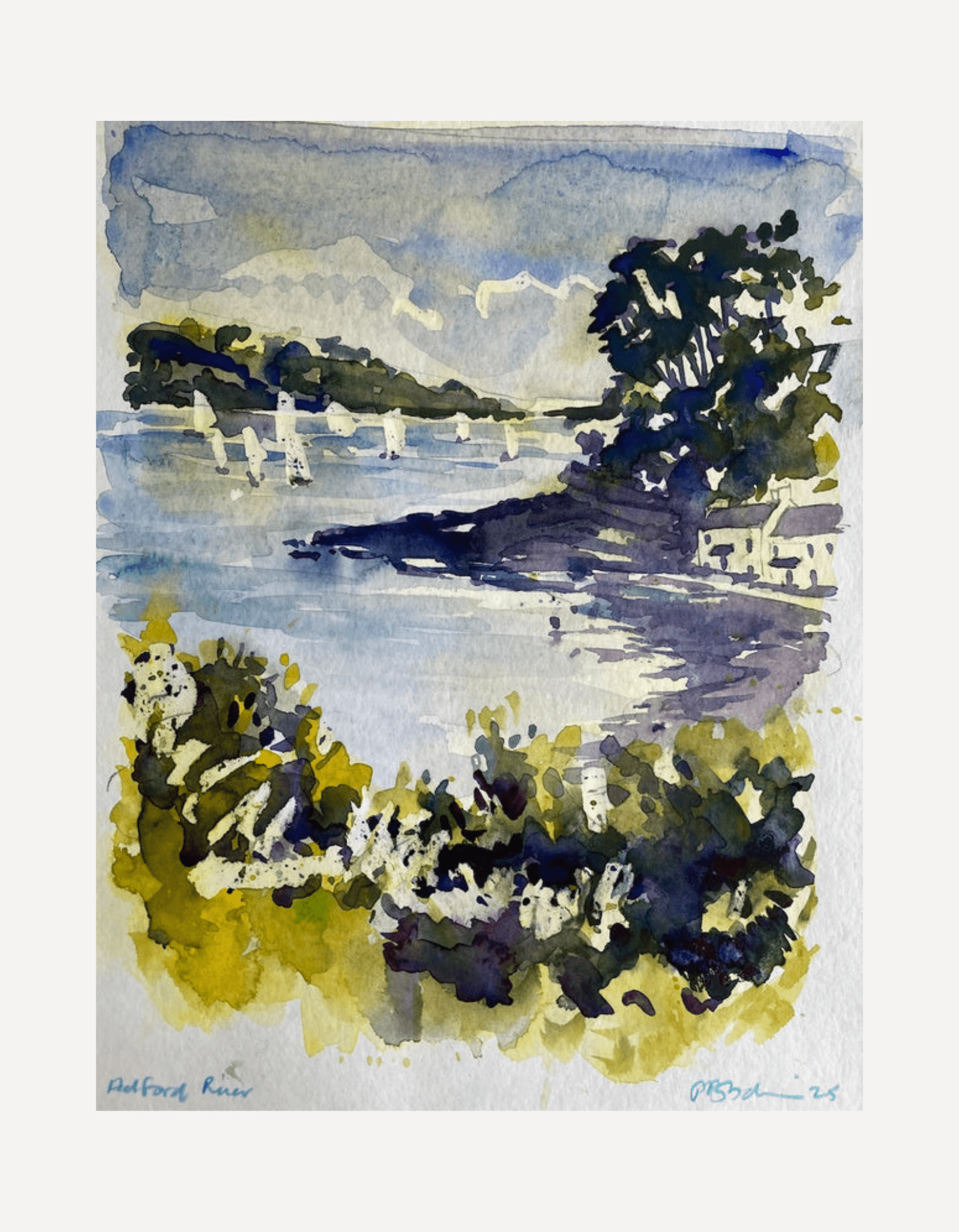Evening Helford - Peter Blodau - Beside The Wave