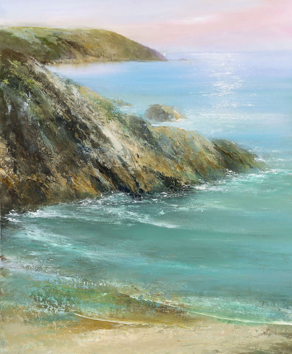 Evening Light settles over St Anthony Lighthouse - Amanda Hoskin - Beside The Wave