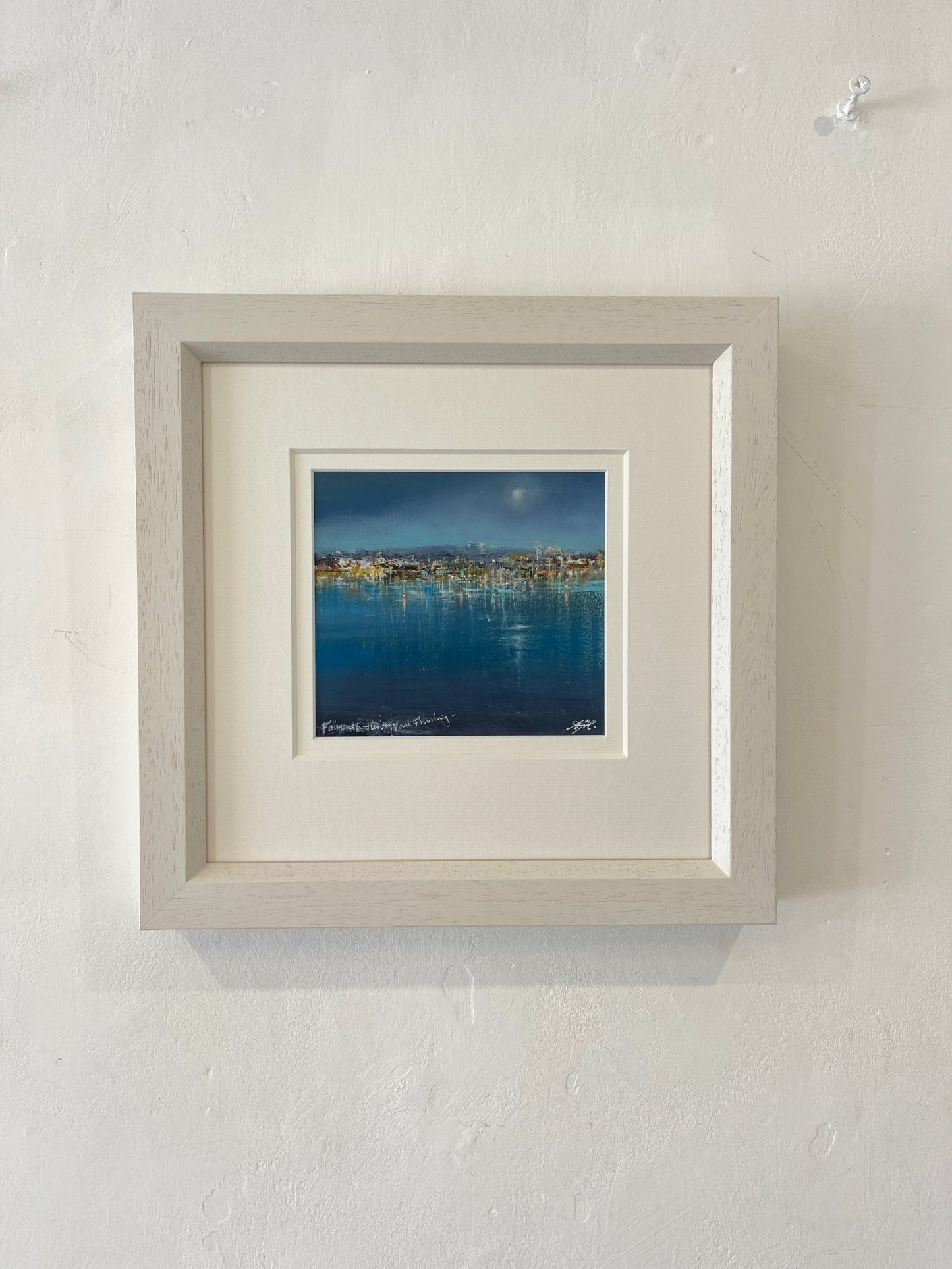 Evening Lights and Reflections Falmouth Harbour - Amanda Hoskin - Beside The Wave