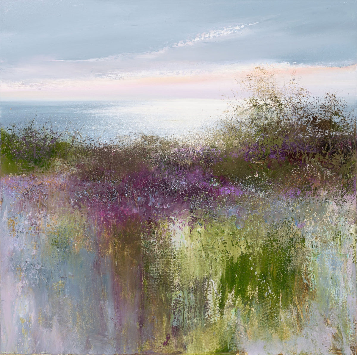Evening Sky Over Mounts Bay-Amanda Hoskin-Beside The Wave