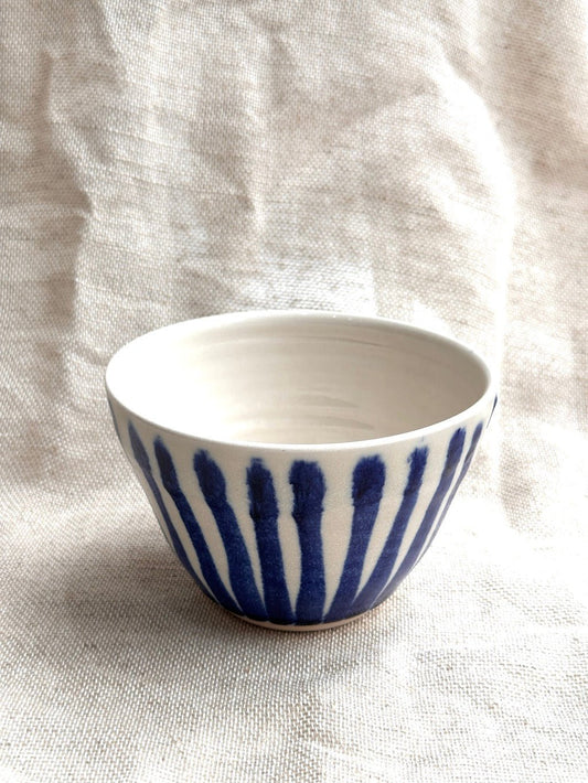 Everyday Bowl (Cobalt Stripe) - Emily Tapp - Beside The Wave