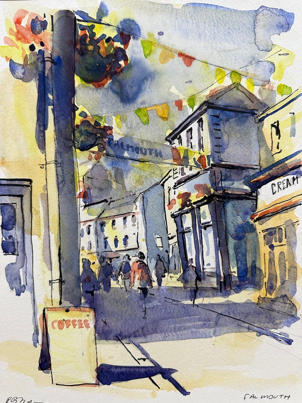 Falmouth Church Street - Peter Blodau - Beside The Wave