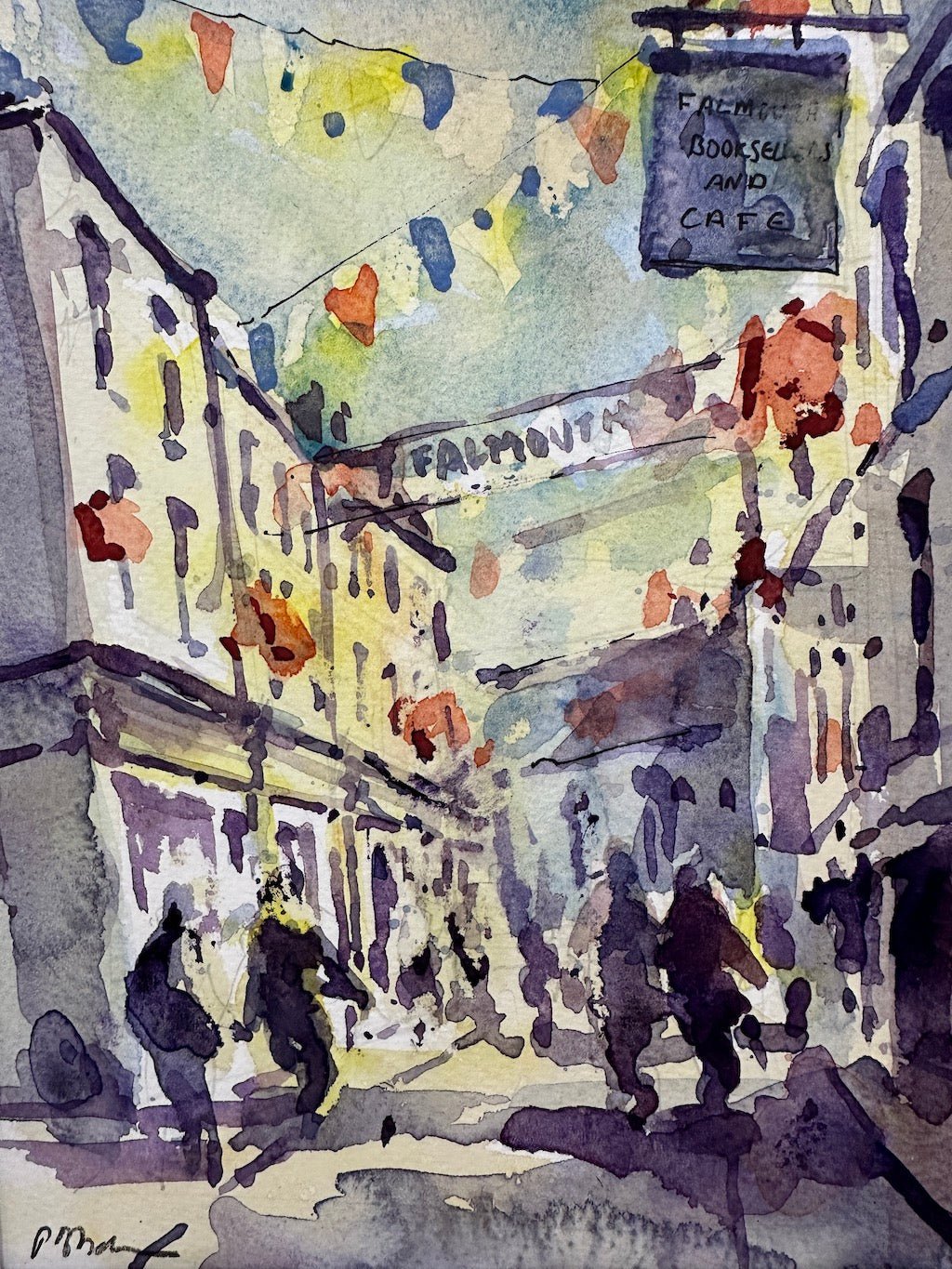 Falmouth Church Street, Evening - Peter Blodau - Beside The Wave