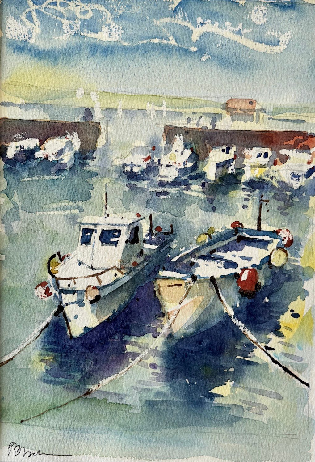 Falmouth Harbour Morning - Peter Blodau - Beside The Wave